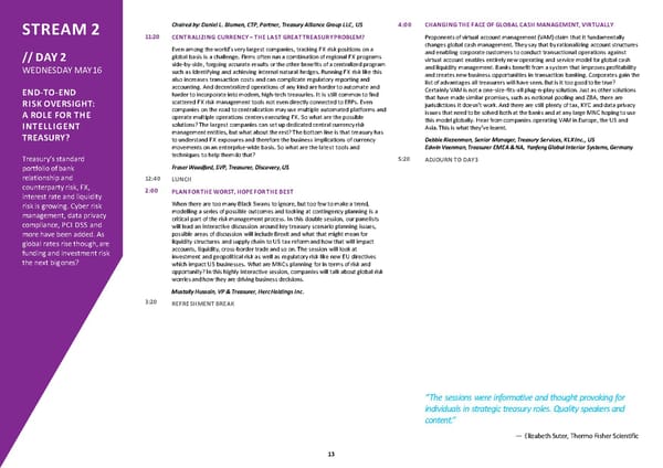 The Intelligent Treasury | EuroFinance | The Economist Group - Page 13