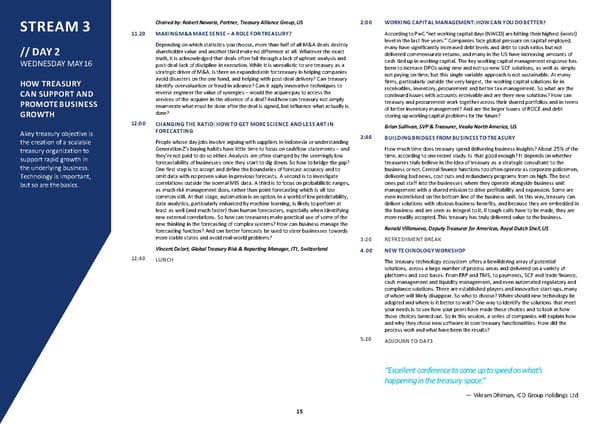 The Intelligent Treasury | EuroFinance | The Economist Group - Page 15